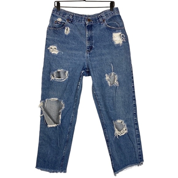 Destructed vintage Lee jeans - Picture 1 of 9